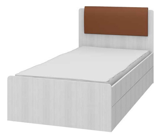Накладка на кровать Тотэм СТЛ.047.31 коричневая [2426661] 