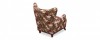 Кресло тканевое Оскар Flowers коричневый (Ткань) - 