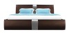 Кровать мягкая Флора с подъемным механизмом (Luxe шоколадный) - 