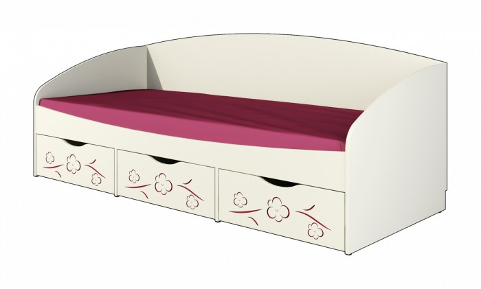 Кровать Тедди КР-2Д0 крем [1862191] 