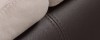 Пуф кожаный каркасный Лос-Анджелес Velure бежево-коричневый (Ткань + Экокожа) - 