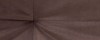 Пуф кожаный каркасный Лос-Анджелес Velure коричневый (Ткань + Экокожа) - 