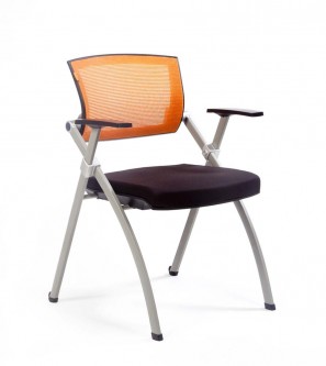 Кресло Chairman Nexx оранжевый/черный/серебро [2726438]
