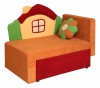 Диван-кровать Соната М11-1 Домик 8001127 красный/оранжевый [2656511] - 
