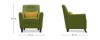 Кресло тканевое Френсис Velure зеленый/оливковая подушка - 