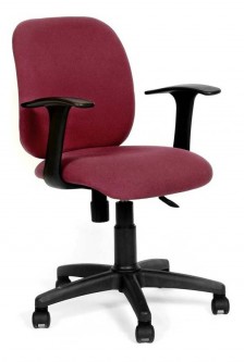 Кресло компьютерное Chairman 670 бордовый/черный [2726382]