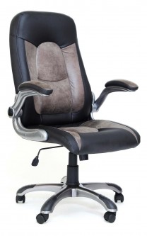 Кресло для руководителя Chairman 439 серый, черный/серый, черный [2726478]