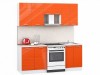 Кухонный гарнитур Лайн 2000 Оранжевый глянец - 