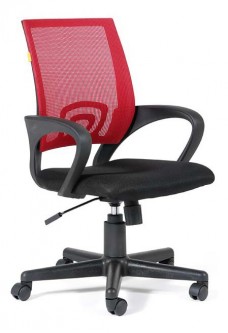 Кресло компьютерное Chairman 696 красный/черный [2726346]