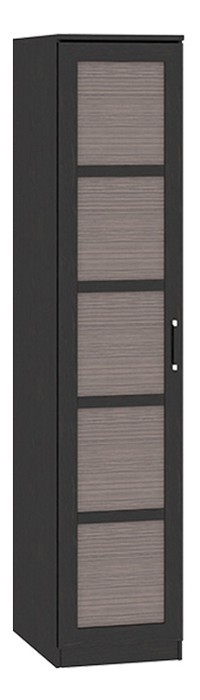 Шкаф для белья Токио СМ-131.10.001 венге цаво/венге цаво/каналы дуба [2381081] 