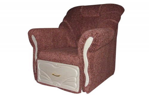 Кресло-кровать Елизавета в наличии в ткани невада плюс 301 и в цвете дуб молочный