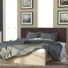 Кровать двуспальная Ларго СМ-181.01.002 дуб сонома/какао текстиль [2381621] - 