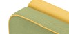 Диван тканевый прямой Алекс Elegance зеленый/желтый (Ткань) - 