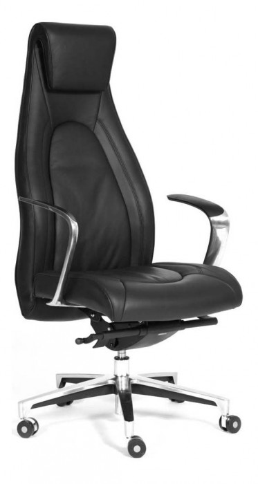 Кресло для руководителя Chairman Fuga черный/хром, черный [2726435] 