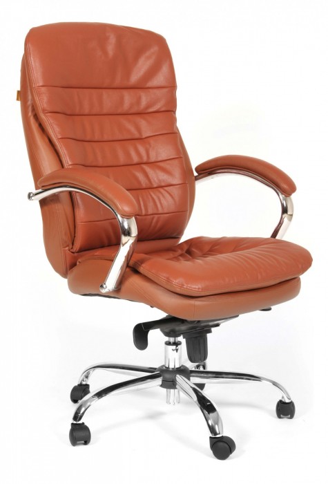 Кресло для руководителя Chairman 795 коричневый/хром, черный [2726540] 