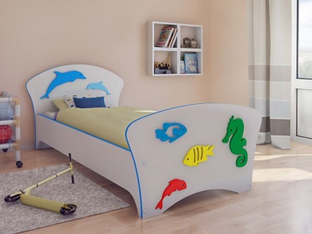 Кровать Соната Kids Море (80х190)