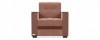 Кресло тканевое Атланта Flok коричневый (Ткань) - 
