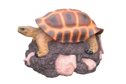 Садовая фигура Черепаха на горке коричневая 4-141а (накладка на люк)