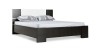 Кровать мягкая Бергамо Кровать Бергамо 200х160 без подъемного механизма (дуб феррара/белый глянец) - 