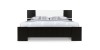 Кровать мягкая Бергамо Кровать Бергамо 200х160 без подъемного механизма (дуб феррара/белый глянец) - 