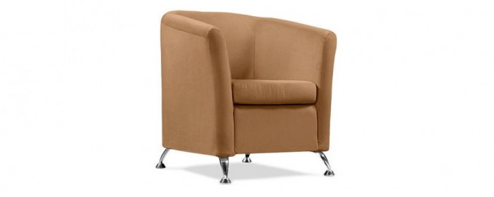 Кресло тканевое Бонн Velure коричневый (Ткань) 