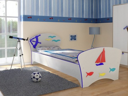 Кровать Соната Kids Парусник (80х200)