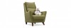Кресло тканевое Дали Elegance зеленый (Ткань) - 