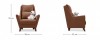 Кресло тканевое Дали Elegance коричневый (Ткань) - 