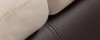 Диван тканевый прямой Лос-Анджелес Velure бежево-коричневый (Ткань + Экокожа) - 