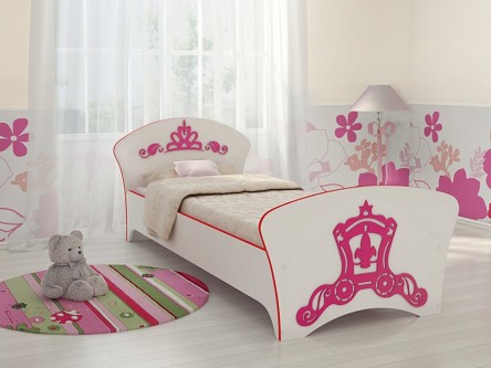Кровать Соната Kids Принцесса (80х200)