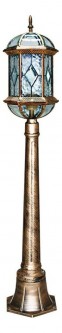 Наземный высокий светильник Витраж с ромбом 11338 [2813129]