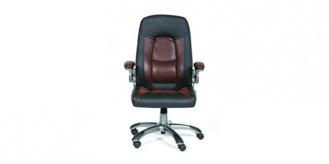 Кресло для руководителя Сирма черный/коричневый