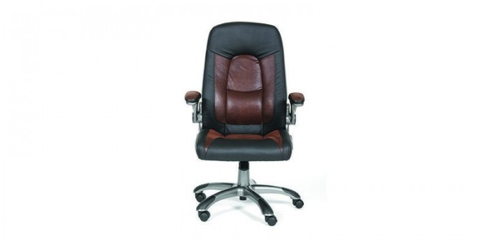 Кресло для руководителя Сирма черный/коричневый 