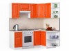 Кухонный гарнитур Декор 2000х1300 Оранжевый глянец - 