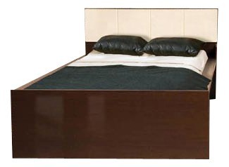 Кровать односпальная Домино СП-004-02 береза/венге [1861291] 