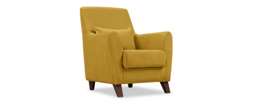 Кресло тканевое Либерти Elegance желтый (Ткань)
