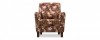 Кресло тканевое Либерти Flowers коричневый (Ткань) - 