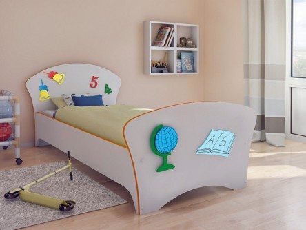 Кровать Соната Kids Школа (80х190)