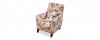 Кресло тканевое Либерти Flowers розовый (Ткань) - 