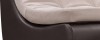 Кресло тканевое Лос-Анджелес Velure бежево-коричневый (Ткань + Экокожа) - 