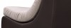 Кресло тканевое Лос-Анджелес Velure бежево-коричневый (Ткань + Экокожа) - 