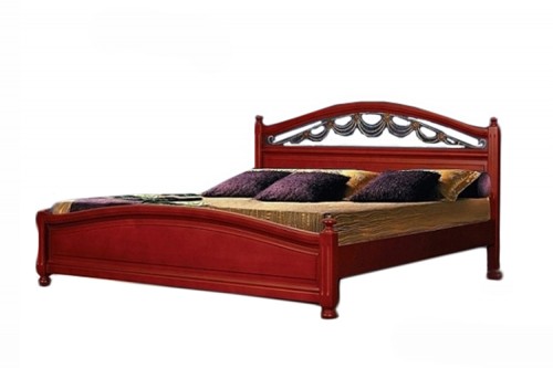 Кровать Вилия с художественной ковкой