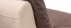 Кресло тканевое Лос-Анджелес Velure коричневый (Ткань + Экокожа) - 