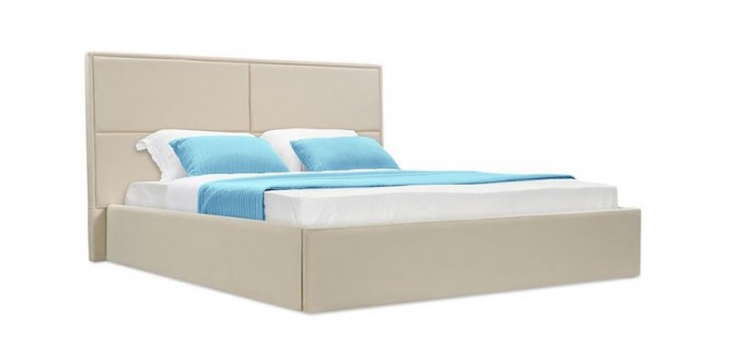 Кровать мягкая Орландо с подъемным механизмом (Luxe молочный)