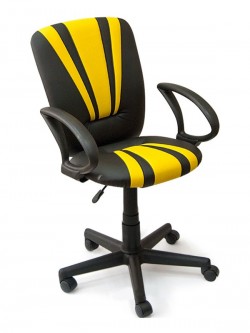 Кресло компьютерное Spectrum черный/желтый [1877301]