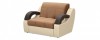 Кресло тканевое Мадрид Velure коричневый (Ткань + Экокожа) - 