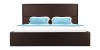Кровать мягкая Орландо с подъемным механизмом (Luxe шоколадный) - 