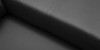 Диван тканевый прямой Плэй Luxe черный (Экокожа) - 