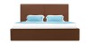 Кровать мягкая Орландо с подъемным механизмом (Velure коричневый) - 