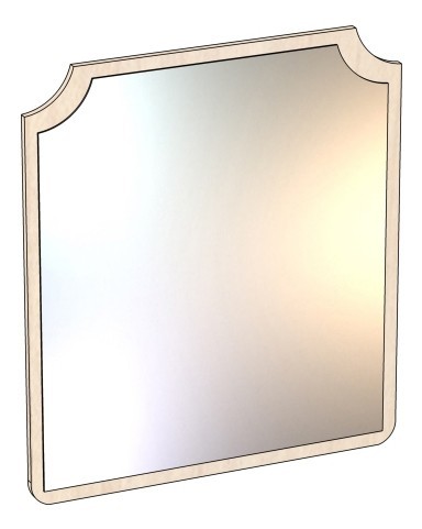 Зеркало настенное Аврора 504.090 клен канадский [2642791] 